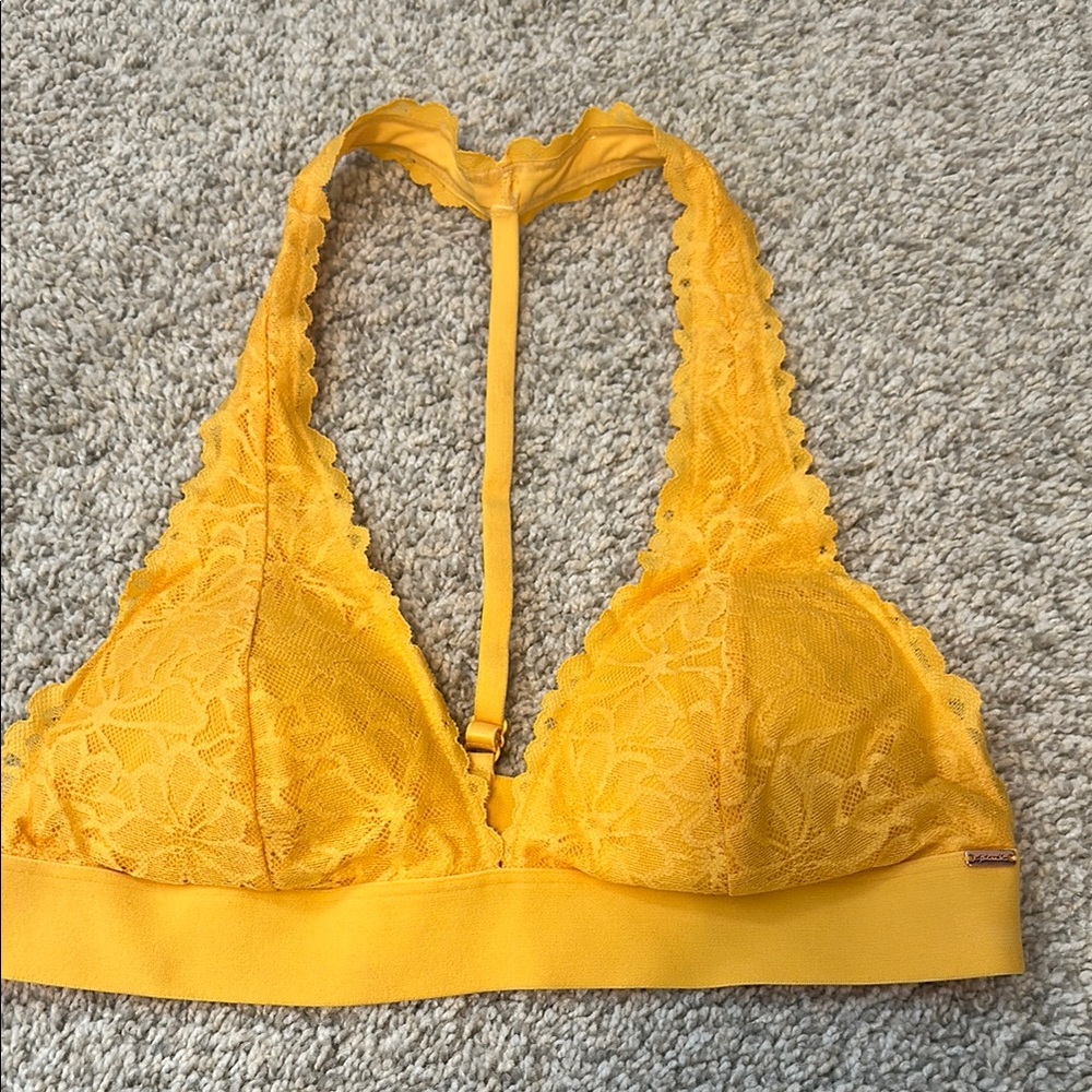 Yellow Lace Bralette